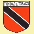 Trinidad & Tobago Flag Country Flag Trinidad & Tobago Decals Stickers Set of 3