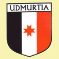 Udmurtia Flag Country Flag Udmurtia Decals Stickers Set of 3