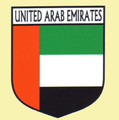 United Arab Emirates Flag Country Flag United Arab Emirates Decals Stickers Set of 3
