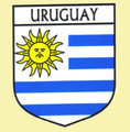 Uruguay Flag Country Flag Uruguay Decals Stickers Set of 3