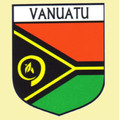 Vanuatu Flag Country Flag Vanuatu Decals Stickers Set of 3