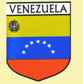 Venezuela Flag Country Flag Venezuela Decals Stickers Set of 3