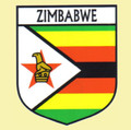 Zimbabwe Flag Country Flag Zimbabwe Decals Stickers Set of 3