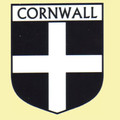 Cornwall Flag County Flag Cornwall Decals Stickers Set of 3
