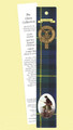Gordon Clan Tartan Gordon History Bookmarks Set of 2