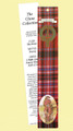 MacAlister Clan Tartan MacAlister History Bookmarks Set of 5