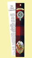 MacDuff Clan Tartan MacDuff History Bookmarks Set of 2