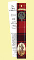 MacFie Clan Tartan MacFie History Bookmarks Pack of 10
