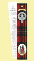 MacGregor Clan Tartan MacGregor History Bookmarks Set of 5