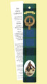 Mackay Clan Tartan Mackay History Bookmarks Set of 5