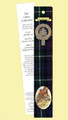 MacKenzie Clan Tartan MacKenzie History Bookmarks Set of 5