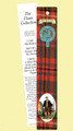 MacKinnon Clan Tartan MacKinnon History Bookmarks Set of 2