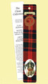 MacKintosh Clan Tartan MacKintosh History Bookmarks Set of 2