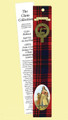 Matheson Clan Tartan Matheson History Bookmarks Set of 2