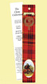 Munro Clan Tartan Munro History Bookmarks Set of 5