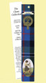 Rose Clan Tartan Rose History Bookmarks Set of 5
