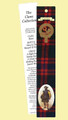 Skene Clan Tartan Skene History Bookmarks Set of 2