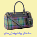 Isle Of Skye Tartan Fabric Leather Small Ladies Handbag
