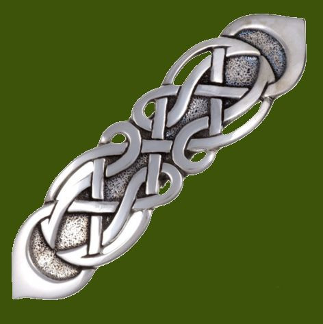 Celtic Figure Eight Knotwork Stylish Pewter Hair Slide - For Everything ...