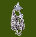 Purrfect Mother And Kitten Cats Antiqued Stylish Pewter Brooch