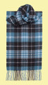 Clark Ancient Clan Tartan Lambswool Unisex Fringed Scarf