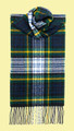 Gordon Dress Modern Clan Tartan Lambswool Unisex Fringed Scarf