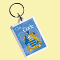 Coyle Coat of Arms Irish Family Name Acryllic Key Ring Set of 5
