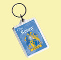 Kenny Coat of Arms Irish Family Name Acryllic Key Ring Set of 3