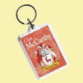 McCarthy Coat of Arms Irish Family Name Acryllic Key Ring Set of 5