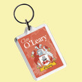O'Leary Coat of Arms Irish Family Name Acryllic Key Ring Set of 3
