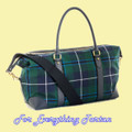 Douglas Modern Tartan Fabric Leather Large Travel Shoulder Bag