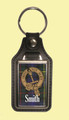 Smith Clan Badge Tartan Scottish Family Name Leather Key Ring Set of 2