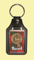 Maxwell Clan Badge Tartan Scottish Family Name Leather Key Ring Set of 4