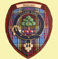 Scottish Family Name Clan Crest Tartan 10 x 12 Woodcarver Wooden Wall Plaque 