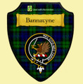 Bannatyne Tartan Crest Wooden Wall Plaque Shield