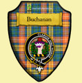 Buchanan Ancient Tartan Crest Wooden Wall Plaque Shield