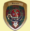 Burnett Clan Crest Tartan 7 x 8 Woodcarver Wooden Wall Plaque 