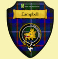 Campbell Of Cawdor Tartan Crest Wooden Wall Plaque Shield