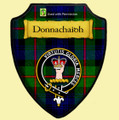 Donnachaidh Hunting Tartan Crest Wooden Wall Plaque Shield