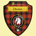 Dunbar Dress Ancient Tartan Crest Wooden Wall Plaque Shield
