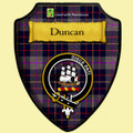 Duncan HMS Commemorative Tartan Crest Wooden Wall Plaque Shield