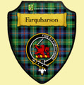 Farquharson Ancient Tartan Crest Wooden Wall Plaque Shield