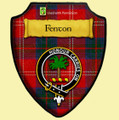 Fenton Of Strathglass Tartan Crest Wooden Wall Plaque Shield