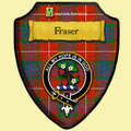 Fraser Ancient Tartan Crest Wooden Wall Plaque Shield