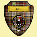 Glen Dress  Ancient Tartan Crest Wooden Wall Plaque Shield
