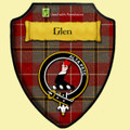 Glen Red Ancient Tartan Crest Wooden Wall Plaque Shield