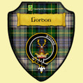 Gordon Dress Tartan Crest Wooden Wall Plaque Shield