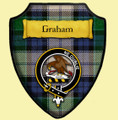 Graham Dress Tartan Crest Wooden Wall Plaque Shield