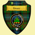 Grant Dress Tartan Crest Wooden Wall Plaque Shield