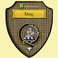 Haig Weathered Tartan Crest Wooden Wall Plaque Shield
